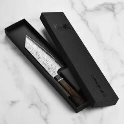 Senzo Black Damascus 6.5" Bunka Knife -Zwilling Shop DSC 5358