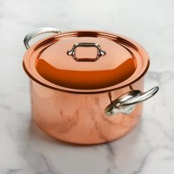 Mauviel M'6S 6.2-quart Induction Copper Stock Pot -Zwilling Shop DSC 5507