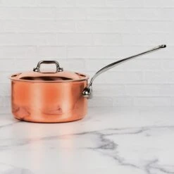 Mauviel M'6S 3.4-quart Induction Copper Saucepan -Zwilling Shop DSC 5518