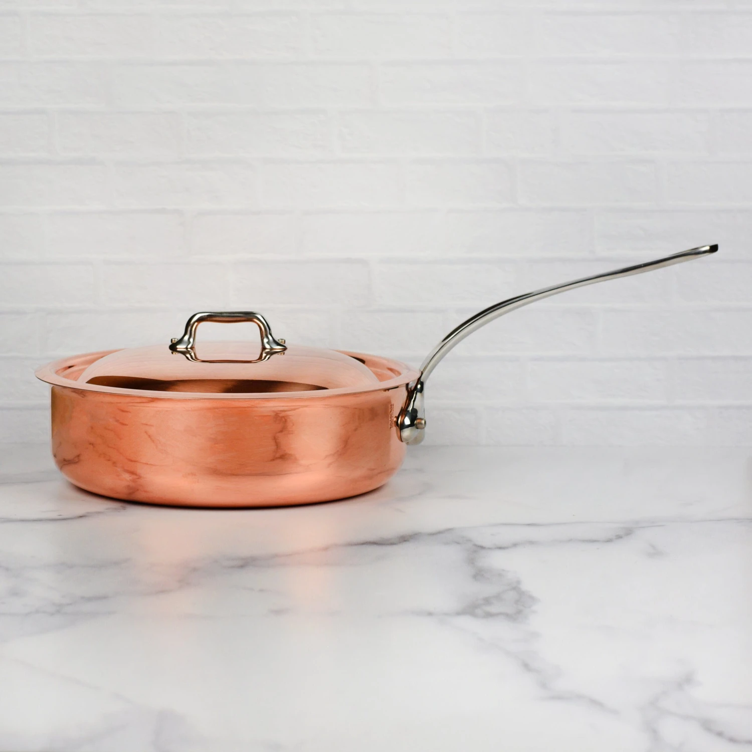 Mauviel M'6S 3.2-quart Induction Copper Saute Pan 7 Mauviel M'6S 3.2-quart Induction Copper Saute Pan - Image 5