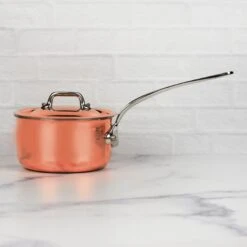 Mauviel M'6S 0.8-quart Induction Copper Saucepan -Zwilling Shop DSC 5558