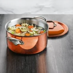 Mauviel M'6S 5.7-quart Induction Copper Stock Pot -Zwilling Shop DSC 5572