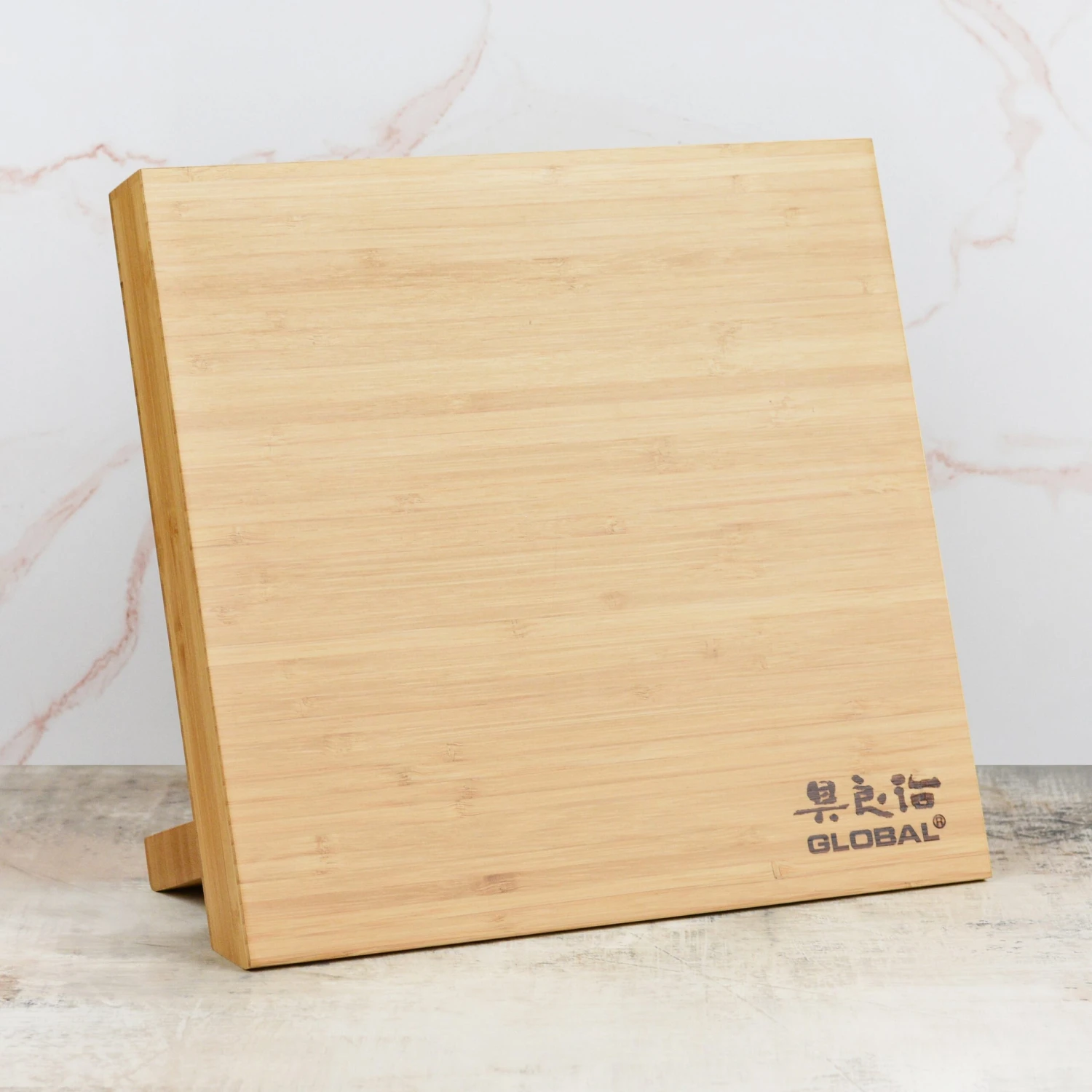 Global 5 Piece Magnetic Easel Knife Set, Bamboo Block 6 Global 5 Piece Magnetic Easel Knife Set, Bamboo Block - Image 4