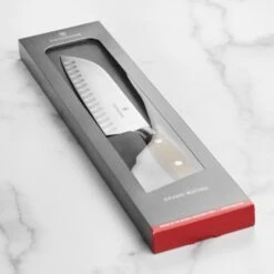 Victorinox Grand Maitre Wood 7" Hollow Edge Santoku Knife -Zwilling Shop DSC 5821