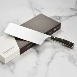 Wusthof Ikon Blackwood 7" Chinese Chef's Knife 15 Wusthof Ikon Blackwood 7" Chinese Chef's Knife -Zwilling Shop DSC 5887 2