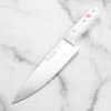 Wusthof Gourmet 8" Chef's Knife, White Handle 1 Wusthof Gourmet 8" Chef's Knife, White Handle -Zwilling Shop DSC 6055