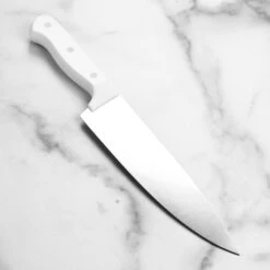 Wusthof Gourmet 8" Chef's Knife, White Handle -Zwilling Shop DSC 6056