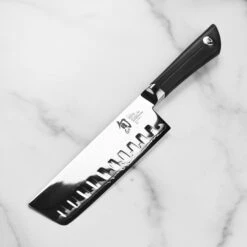 Shun Sora 6" Hollow Edge Nakiri Knife -Zwilling Shop DSC 6075 2