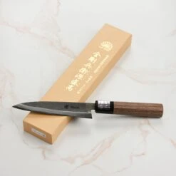 Moritaka 5" Aogami #2 Carbon Steel Petty -Zwilling Shop DSC 6361 2