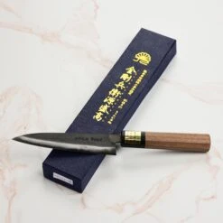 Moritaka 5" Aogami Super Carbon Steel Petty 14 Moritaka 5" Aogami Super Carbon Steel Petty -Zwilling Shop DSC 6381 2