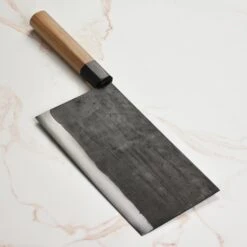 Moritaka 8.25" Aogami Super Carbon Steel Chinese Chef's Knife -Zwilling Shop DSC 6390 2