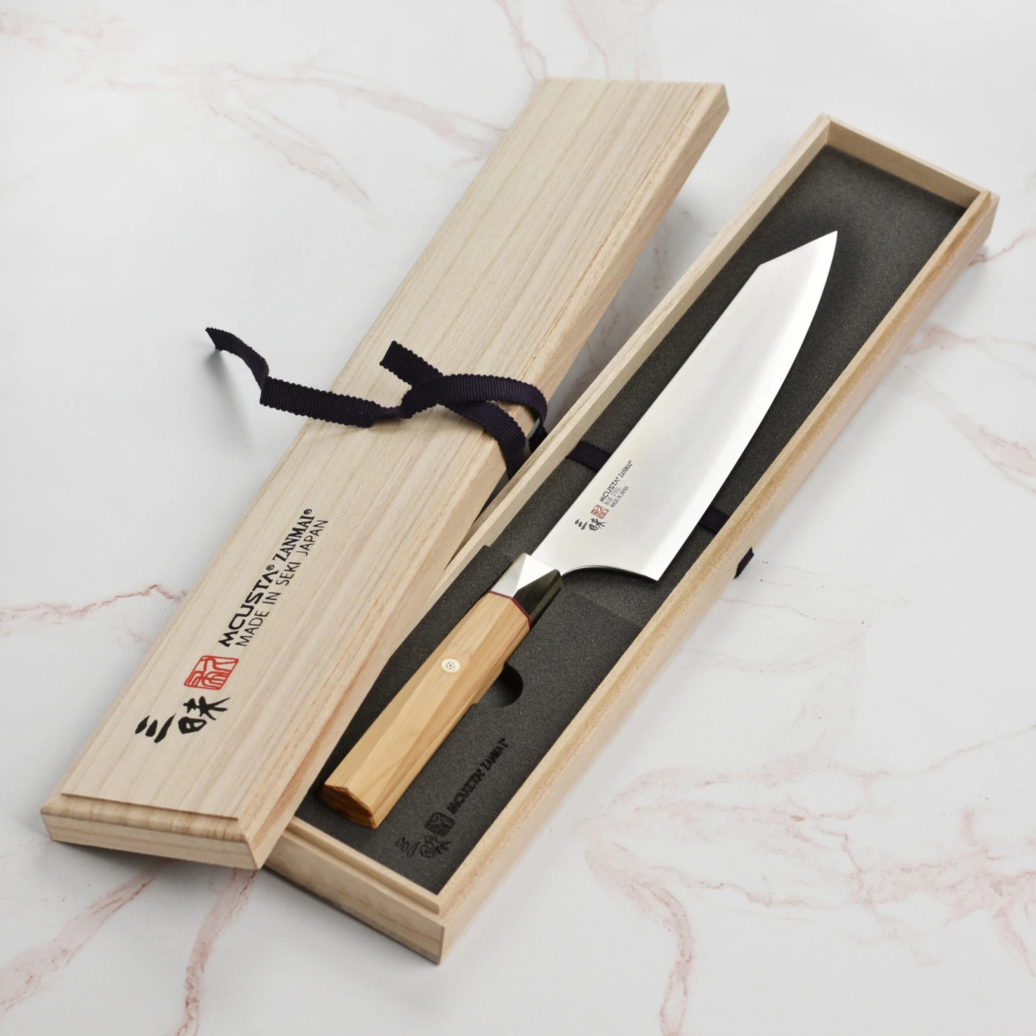 Zanmai Beyond Aogami Super 9.4" Gyuto 8 Zanmai Beyond Aogami Super 9.4" Gyuto - Image 6