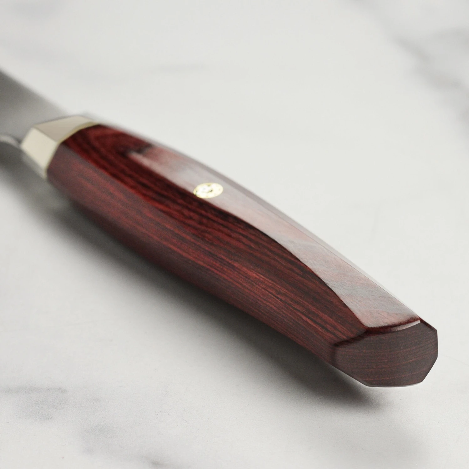 Zanmai Revolution SG2 9" Kiritsuke With Red Pakkawood Handle 4 Zanmai Revolution SG2 9" Kiritsuke With Red Pakkawood Handle - Image 2