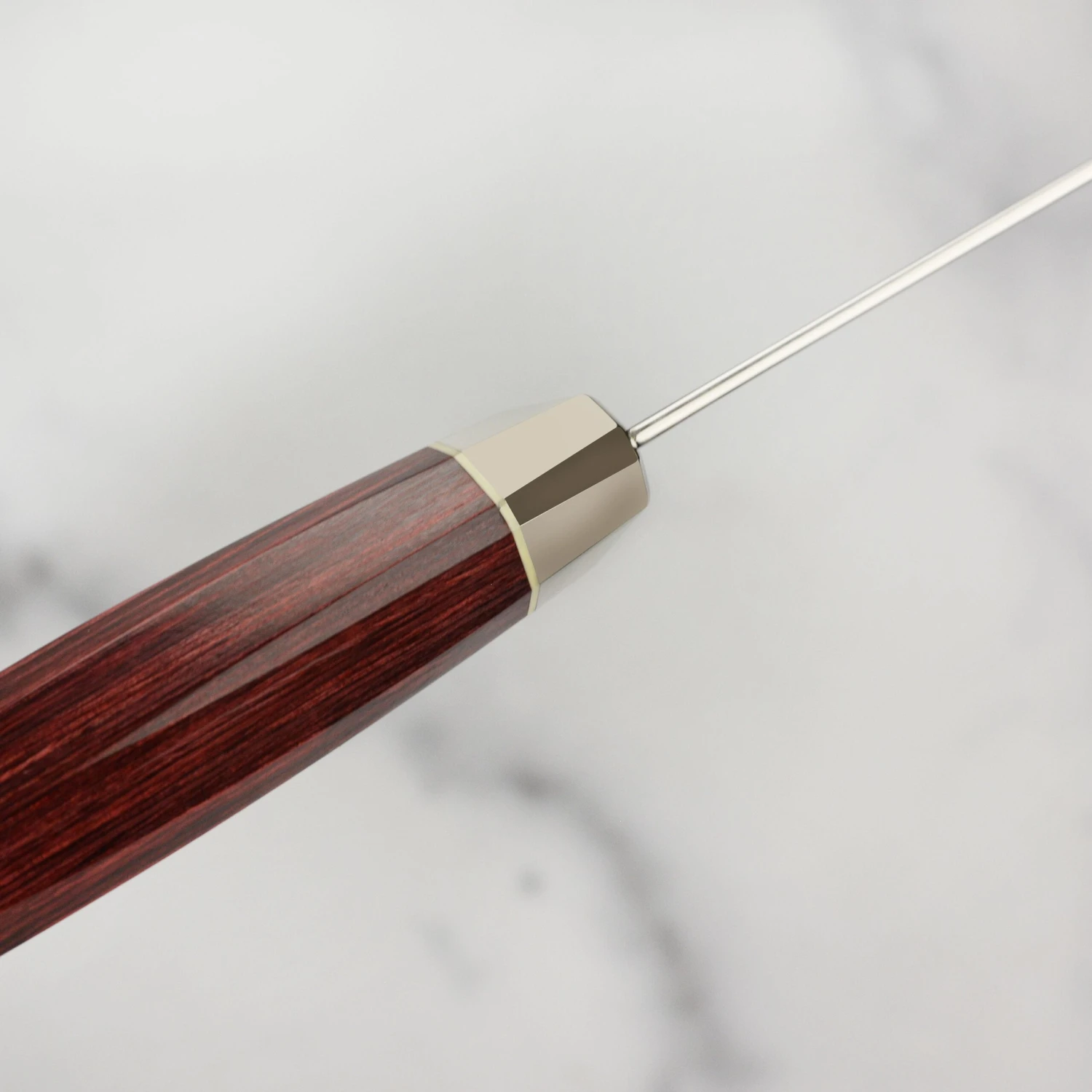 Zanmai Revolution SG2 5.9" Ko-Santoku With Red Pakkawood Handle 5 Zanmai Revolution SG2 5.9" Ko-Santoku With Red Pakkawood Handle - Image 3