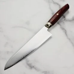 Zanmai Revolution SG2 8.25" Gyuto With Red Pakkawood Handle 13 Zanmai Revolution SG2 8.25" Gyuto With Red Pakkawood Handle -Zwilling Shop DSC 6534