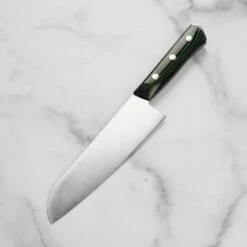 Zanmai Forest Molybdenum 7" Santoku -Zwilling Shop DSC 6562