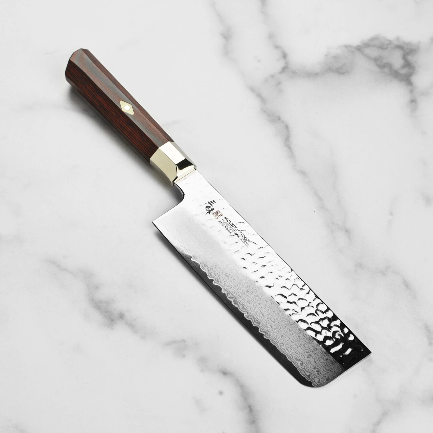 Zanmai Supreme Hammered 6.5" Nakiri 3 Zanmai Supreme Hammered 6.5" Nakiri