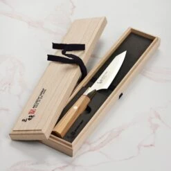 Zanmai Beyond Aogami Super 4.3" Petty -Zwilling Shop DSC 6646