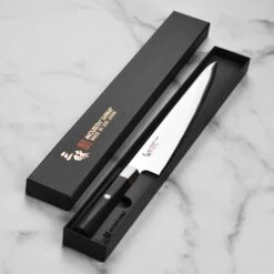 Zanmai Hybrid VG10 10.6" Sujihiki -Zwilling Shop DSC 6656