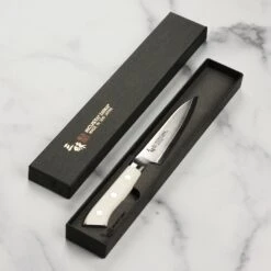 Zanmai Classic Damascus Corian 4.3" Petty -Zwilling Shop DSC 6713