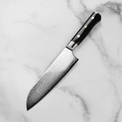 Zanmai Classic Pro Zebra Damascus 7" Santoku -Zwilling Shop DSC 6760