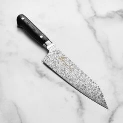 Takayuki Coreless Damascus 7.5" Kengata Gyuto