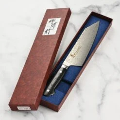 Takayuki Coreless Damascus 7.5" Kengata Gyuto -Zwilling Shop DSC 6949