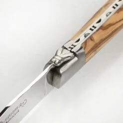 Laguiole En Aubrac 4 Piece Stainless Steel Steak Knife Set With Olive Wood Handles -Zwilling Shop DSC 7098