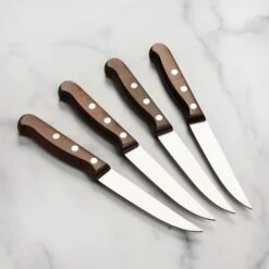 Victorinox Wood 4 Piece Fine Edge Steak Knife Set -Zwilling Shop DSC 7189