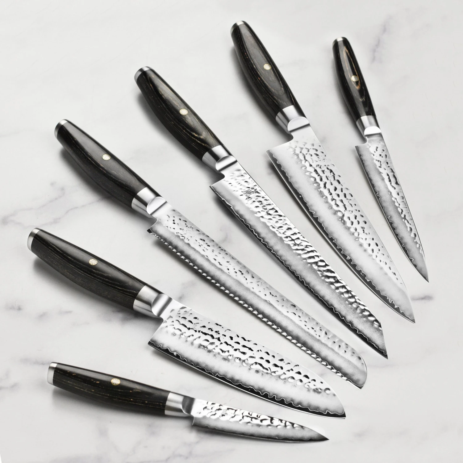 Yaxell Ketu SG2 15 Piece Gray Ash Knife Block Set 4 Yaxell Ketu SG2 15 Piece Gray Ash Knife Block Set - Image 2