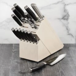 Yaxell Ketu SG2 15 Piece Gray Ash Knife Block Set 17 Yaxell Ketu SG2 15 Piece Gray Ash Knife Block Set -Zwilling Shop DSC 7250