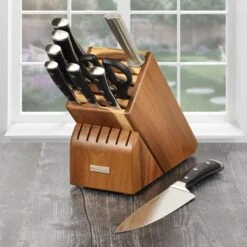 Wusthof Classic Ikon 10 Piece Acacia Knife Block Set -Zwilling Shop DSC 7375