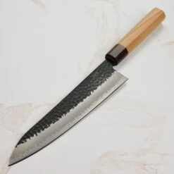 Takayuki Aogami Super Kurouchi 9.4" Gyuto -Zwilling Shop DSC 7578