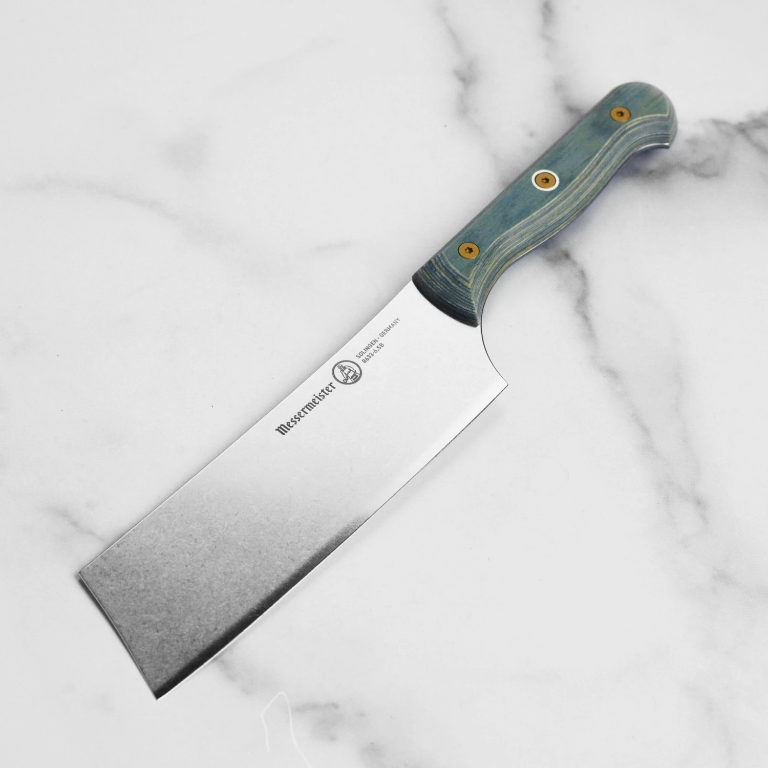 Messermeister Custom Indigo 6.5" Nakiri 3 Messermeister Custom Indigo 6.5" Nakiri