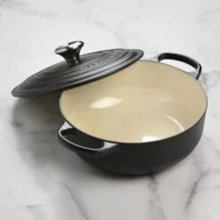 Le Creuset Signature Cast Iron 3.5-quart Licorice Sauteuse Dutch Oven -Zwilling Shop DSC 7723