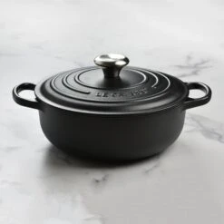 Le Creuset Signature Cast Iron 3.5-quart Licorice Sauteuse Dutch Oven -Zwilling Shop DSC 7726