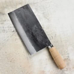 Sentan Hand-Forged Carbon Steel 8" Chinese Cleaver, Kurouchi -Zwilling Shop DSC 7953 caee6131 7f8d 429e bc77 2e9340281283