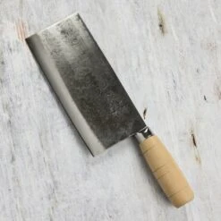 Sentan Hand-Forged Carbon Steel 6.7" Chinese Cleaver, Migaki -Zwilling Shop DSC 7959
