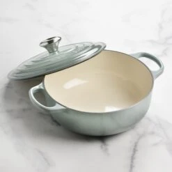 Le Creuset Signature Cast Iron 3.5-quart Sea Salt Sauteuse Dutch Oven -Zwilling Shop DSC 8117