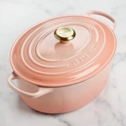 Le Creuset Signature Cast Iron 6.75-quart Peche Oval Dutch Oven -Zwilling Shop DSC 8152