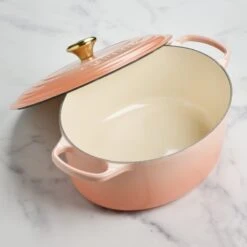 Le Creuset Signature Cast Iron 6.75-quart Peche Oval Dutch Oven -Zwilling Shop DSC 8153