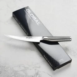 Global Model X 6" Curved Boning Knife -Zwilling Shop DSC 8212