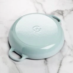 Le Creuset Signature Cast Iron 2.25-quart Sea Salt Petal Braiser 11 Le Creuset Signature Cast Iron 2.25-quart Sea Salt Petal Braiser -Zwilling Shop DSC 8329 89441434 56f9 437c a201 01ce83ba68a4