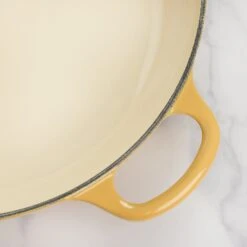 Le Creuset Signature Cast Iron 2.25-quart Honey Petal Braiser -Zwilling Shop DSC 8341