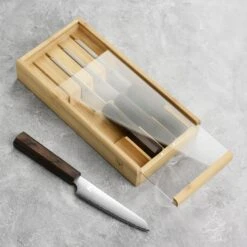 Yaxell Hana 4 Piece Steak Knife Set With Case