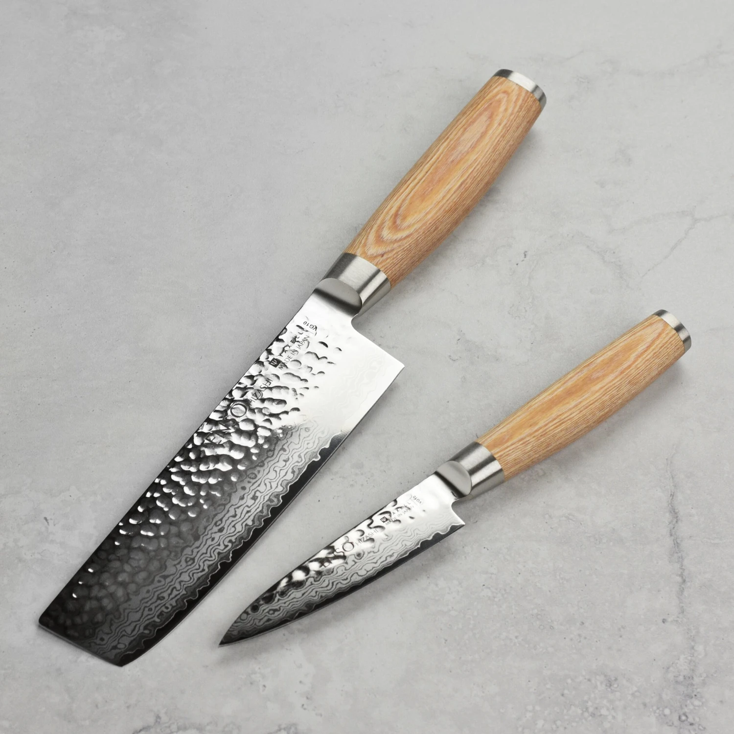 Enso Hizashi Nakiri & Paring Knife Set 6 Enso Hizashi Nakiri & Paring Knife Set - Image 4