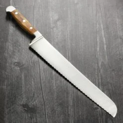 Franz Gude 12.6" Large Bread Knife With Olive Wood Handle, Left-Handed 15 Franz Gude 12.6" Large Bread Knife With Olive Wood Handle, Left-Handed -Zwilling Shop DSC 8619
