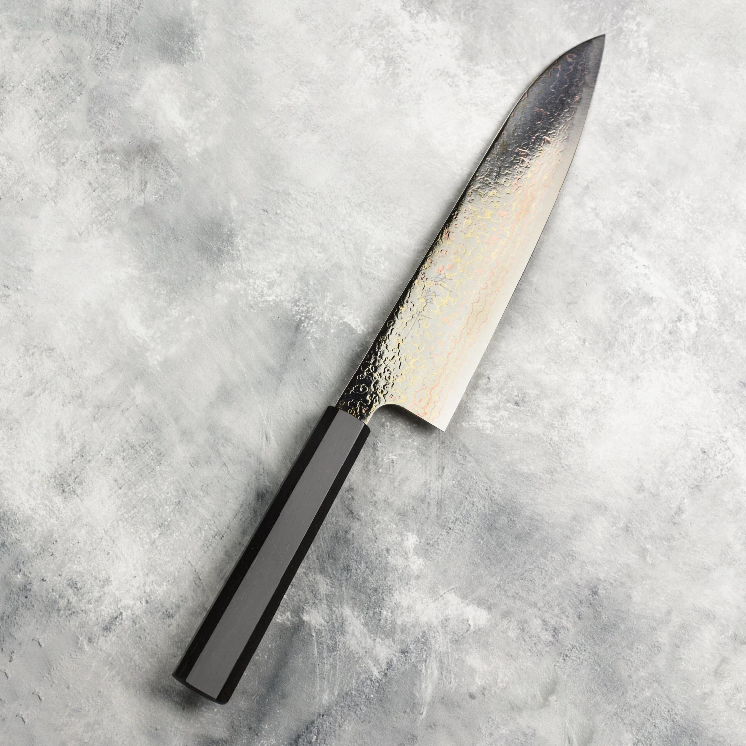 Saji Rainbow Damascus 8.25" Gyuto 5 Saji Rainbow Damascus 8.25" Gyuto - Image 3