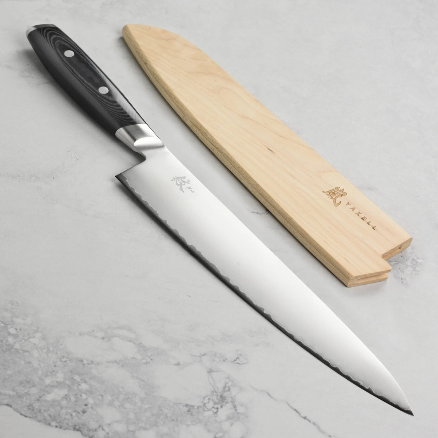 Yaxell Mon 10" Chef's Knife With Sheath 3 Yaxell Mon 10" Chef's Knife With Sheath