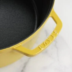 Staub 7-quart Citron Round Dutch Oven -Zwilling Shop DSC 9548